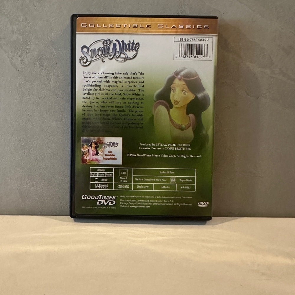 Snow White Collectible Classics DVD - Picture 2 of 3